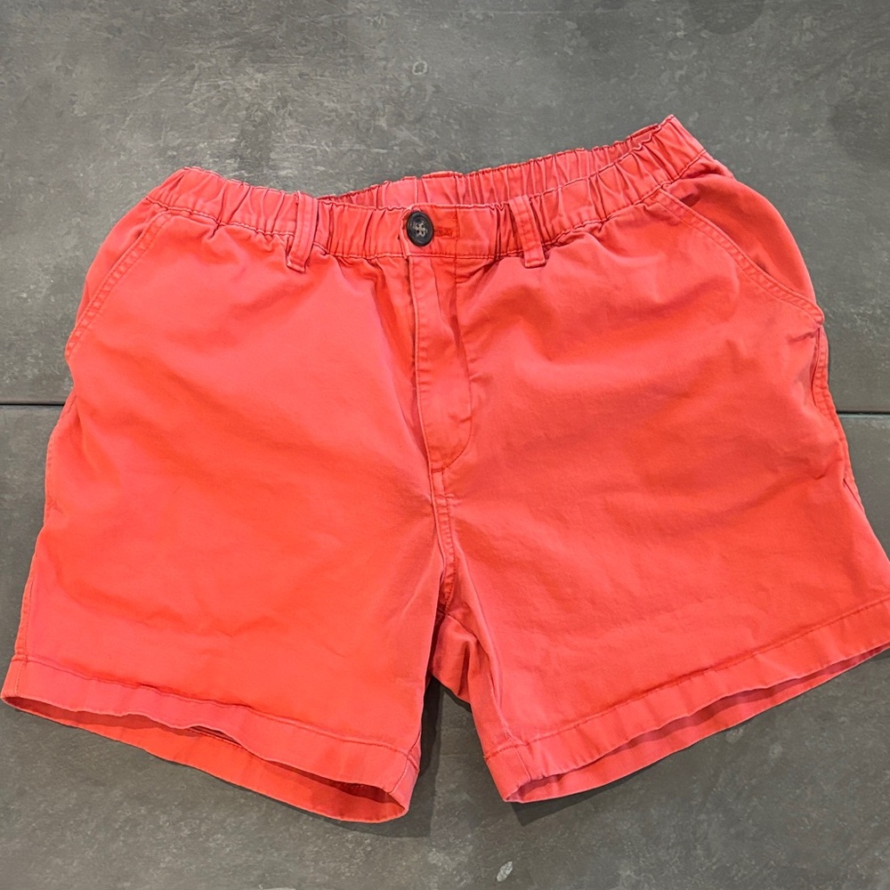 chubbies Coral  Casual Cotton Shorts